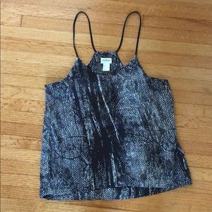 H&M snakeskin tank
